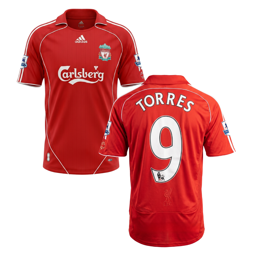 MAILLOT RÉTRO LIVERPOOL 2006/07 PERSONNALISATION TORRES