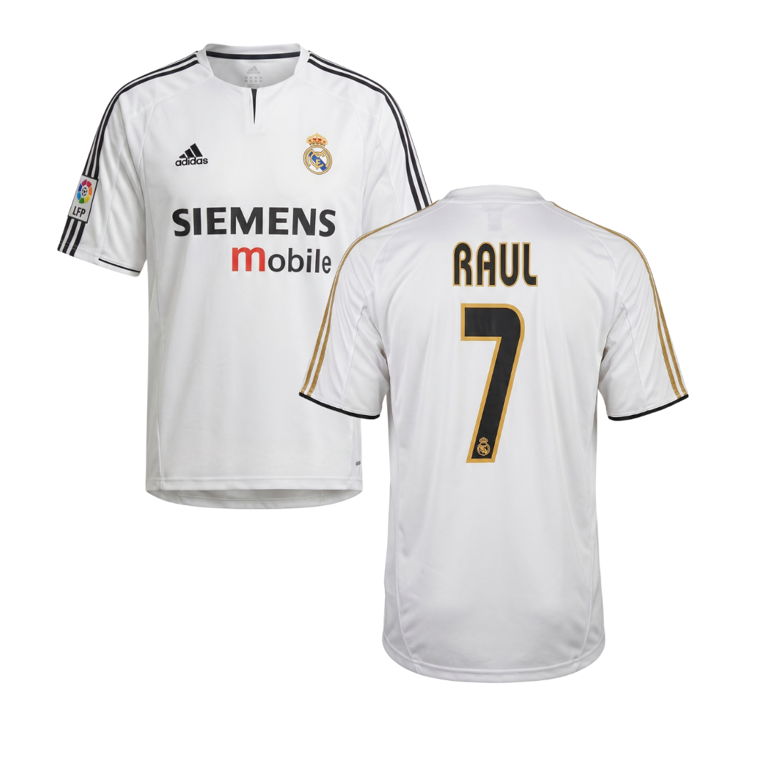 MAILLOT RÉTRO REAL MADRID 2003/04 PERSONNALISATION RAUL