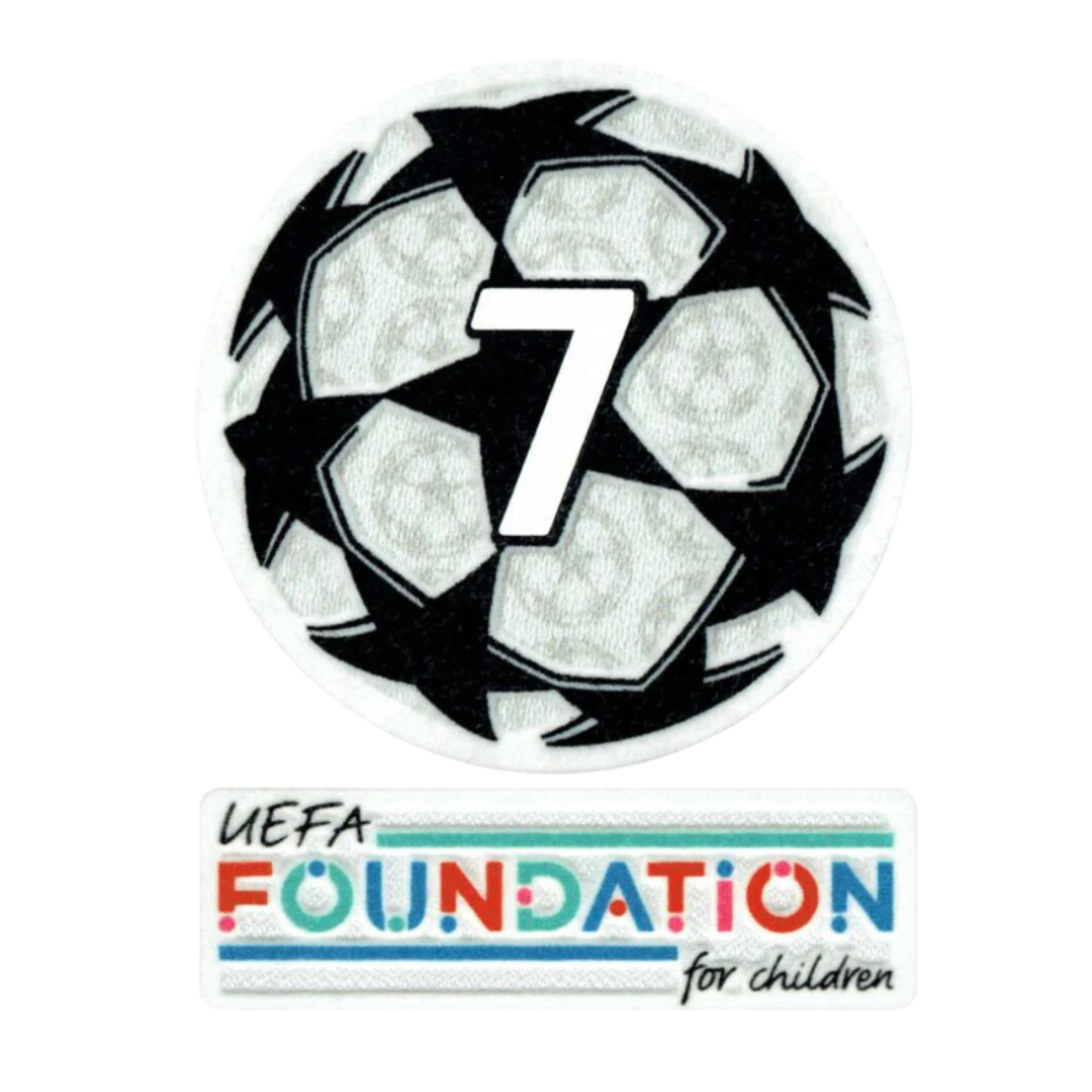 21-23 UCL STARBALL 7 FOIS VAINQUEUR + GAME PATCH DE LA UEFA FOUNDATION
