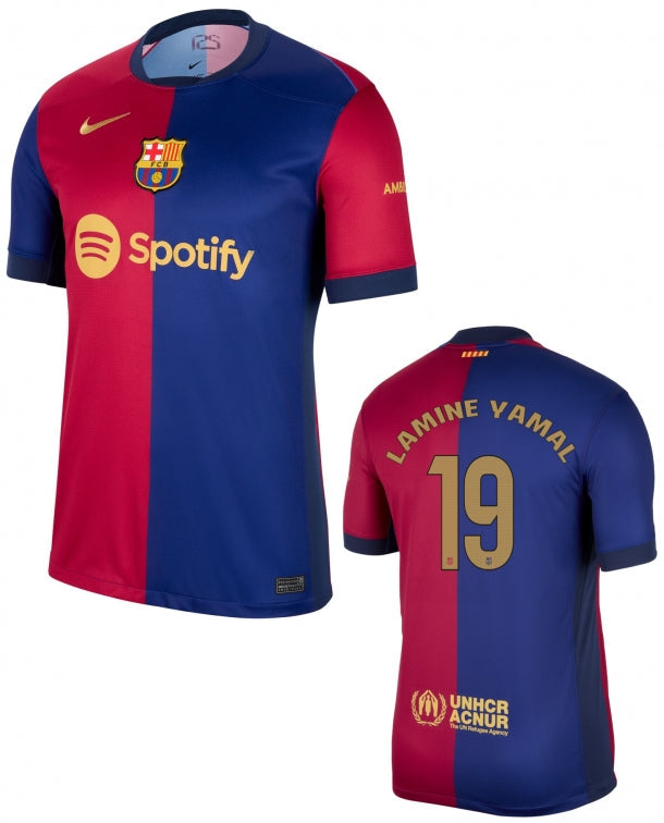 MAILLOT BARCELONA DOMICILE LAMINE YAMAL 2024/25