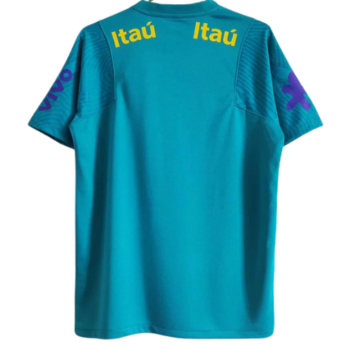 MAILLOT RÉTRO ENTRAÎNEMENT BLEU BRÉSIL 2020/21
