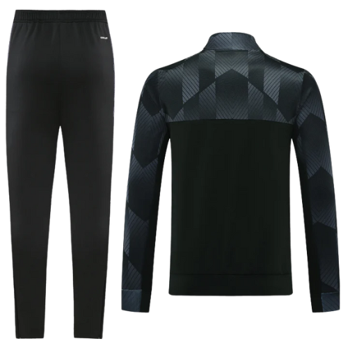 KIT VESTE ZIPPÉE + SURVÊTEMENT NOIR MANCHESTER UNITED 2021/22