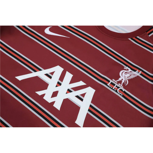 KIT MAILLOT D'ENTRAÎNEMENT ROUGE + SHORT LIVERPOOL 2021/22
