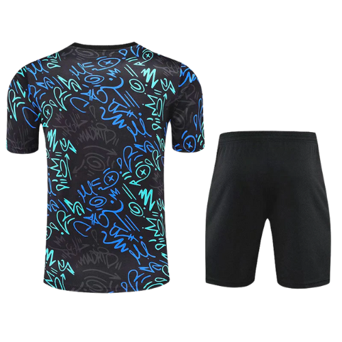 KIT MAILLOT FANTAISIE ENTRAÎNEMENT + SHORT REAL MADRID 2022/23
