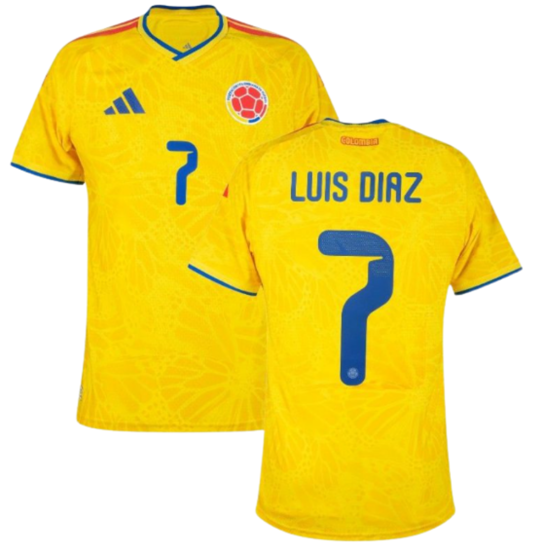 MAILLOT COLOMBIE DOMICILE 2026/27 PERSONNALISATION LUIS DIAZ