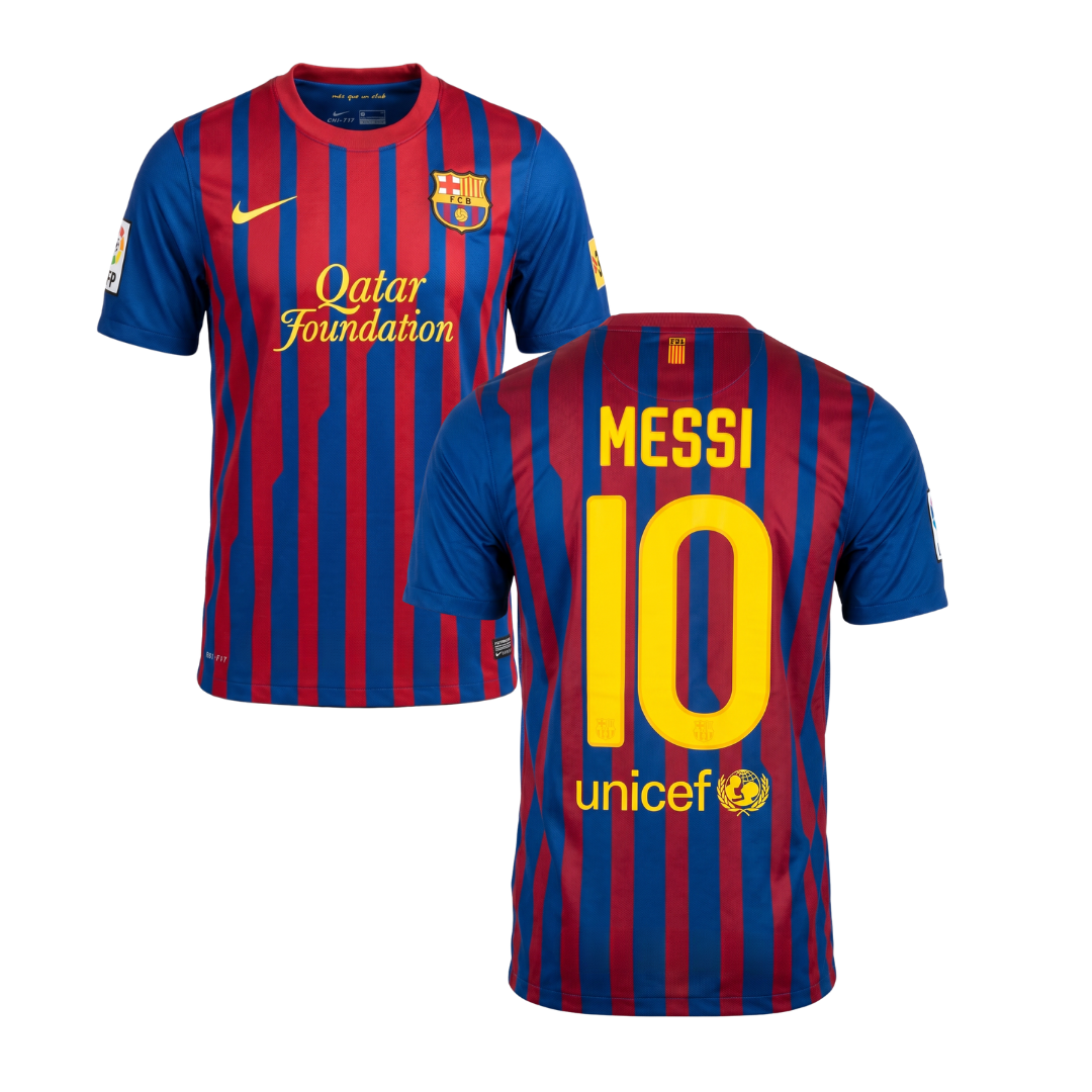 MAILLOT RÉTRO BARCELONA 2011/12 PERSONNALISATION MESSI