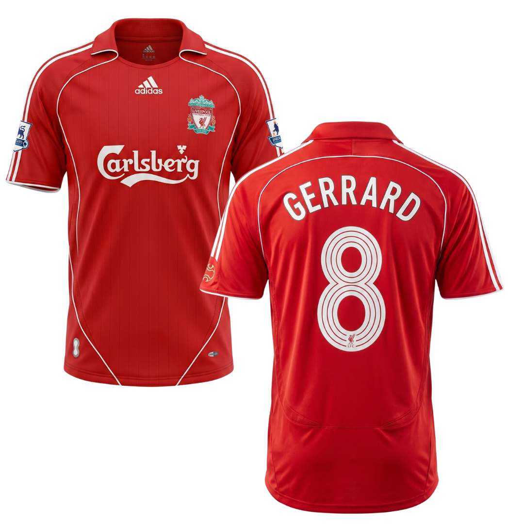 MAILLOT RÉTRO LIVERPOOL 2006/07 PERSONNALISATION GERRARD