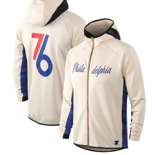 KIT VESTE ZIPPÉE À CAPUCHE NBA PHILADELPHIA 76ERS 2021/22