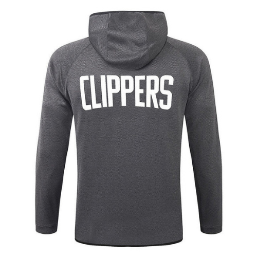 KIT VESTE ZIPPÉE À CAPUCHE + SURVÊTEMENT GRIS NBA LA CLIPPERS 2021/22