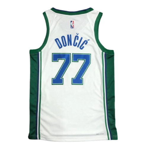 DÉBARDEUR NBA BLANC-VERT MAVERICKS DALLAS CITY ÉDITION 2021/22