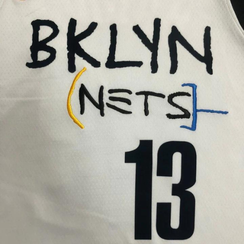 DÉBARDEUR NBA BLANC "BKLYN" BROOKLYN NETS 2021/22