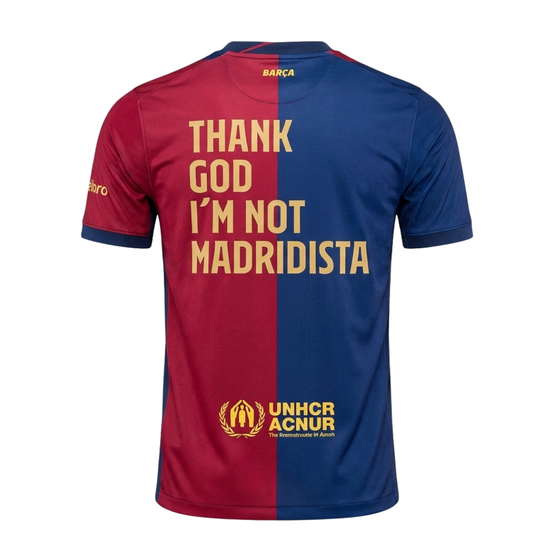 MAILLOT INTER THANK GOD I'M NOT MADRIDISTA