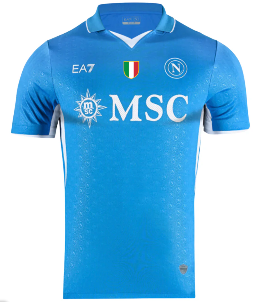 MAILLOT NAPOLI DOMICILE SPECIAL CHAMPIONS D'ITALIE 2024/25
