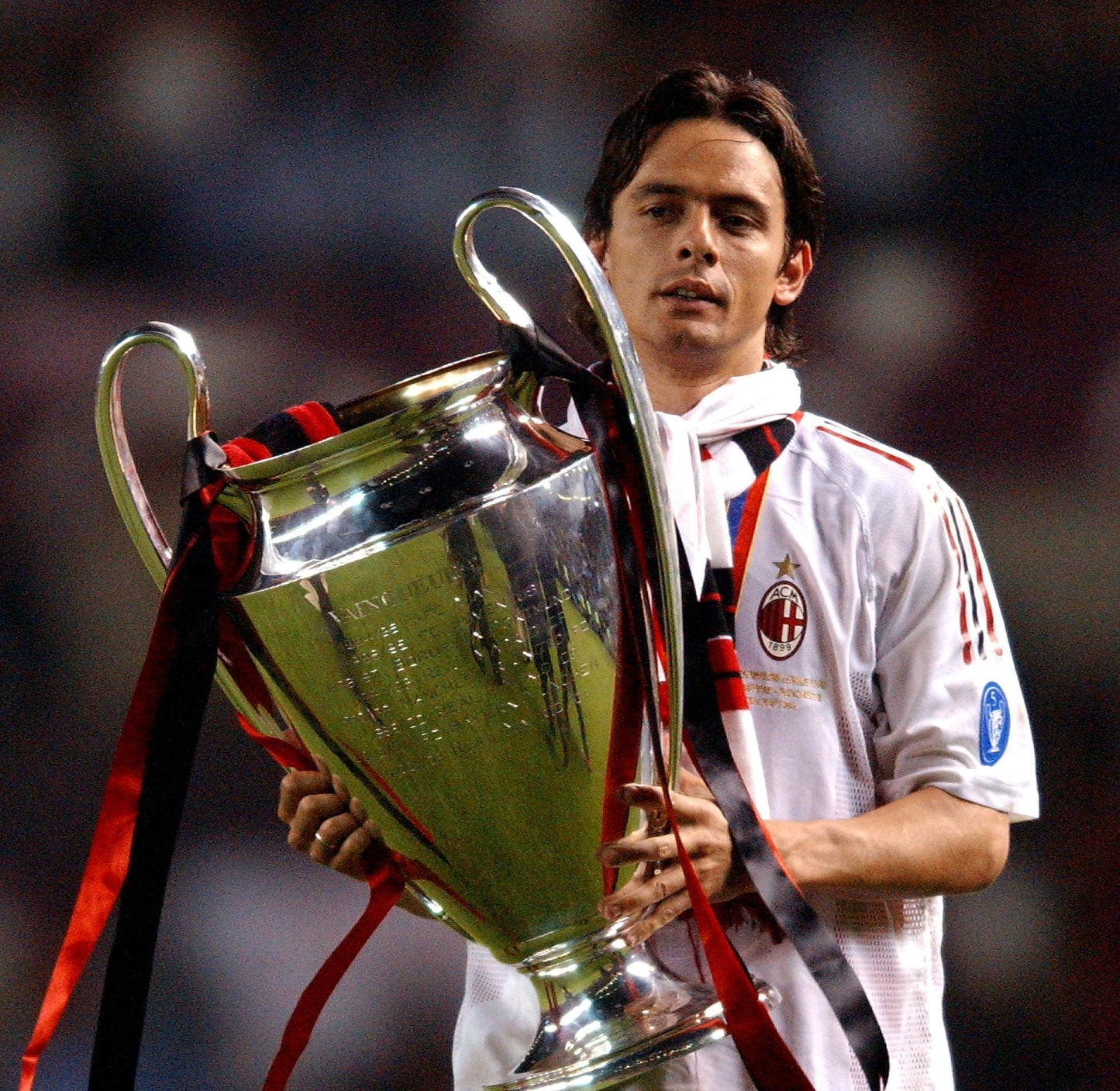 MAILLOT RÉTRO AC MILAN EXTÉRIEUR 2002-2003 + INZAGHI 9