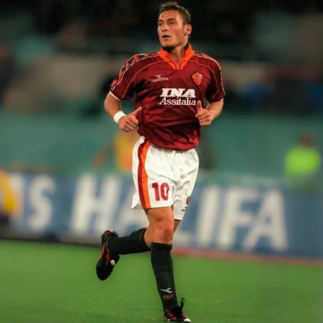 MAILLOT RÉTRO AS ROMA 1998-1999 + TOTTI 10
