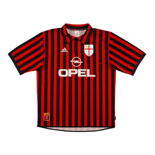 MAILLOT RÉTRO MILAN DOMICILE 1999/00