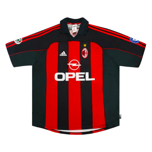 MAILLOT RÉTRO MILAN DOMICILE 2001/02