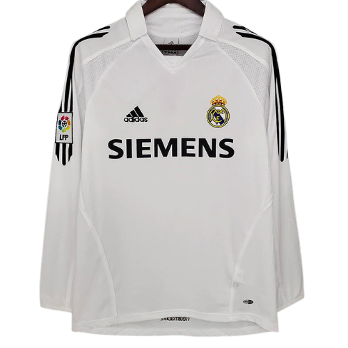 MAILLOT RÉTRO MANCHES LONGUES REAL MADRID DOMICILE 2005