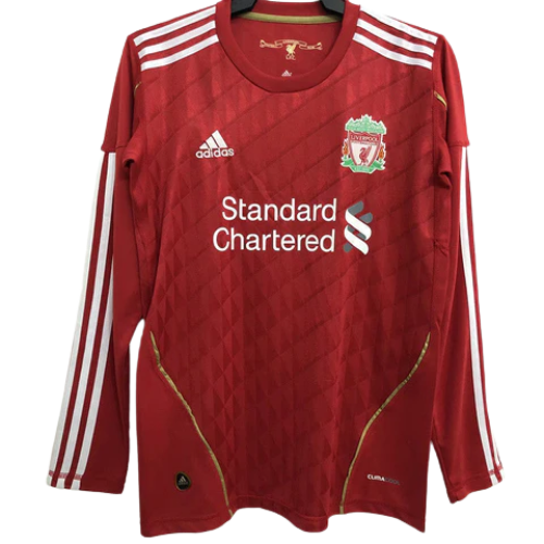 MAILLOT MANCHES LONGUES RÉTRO LIVERPOOL DOMICILE 2010/11