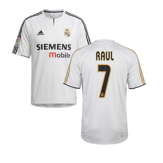 MAILLOT RÉTRO REAL MADRID 2003/04 PERSONNALISATION RAUL