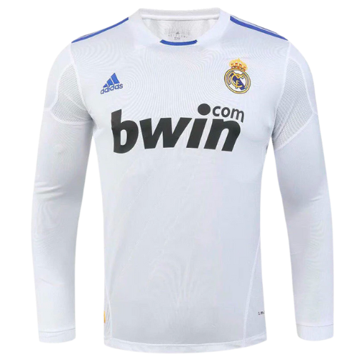 MAILLOT RÉTRO MANCHES LONGUES REAL MADRID DOMICILE 2010/11