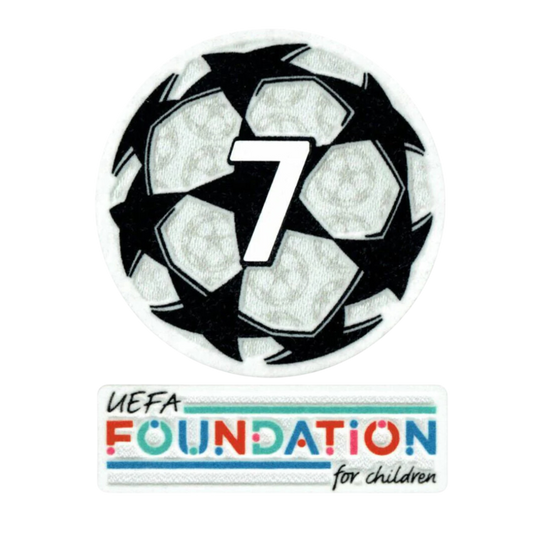 21-23 UCL STARBALL 7 FOIS VAINQUEUR + GAME PATCH DE LA UEFA FOUNDATION