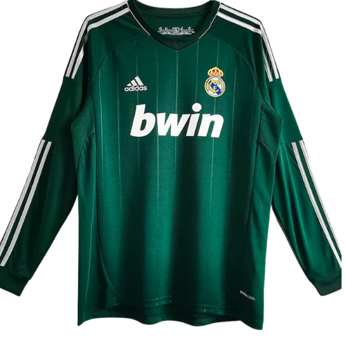 MAILLOT RÉTRO MANCHES LONGUES REAL MADRID EXTÉRIEUR 2012/13