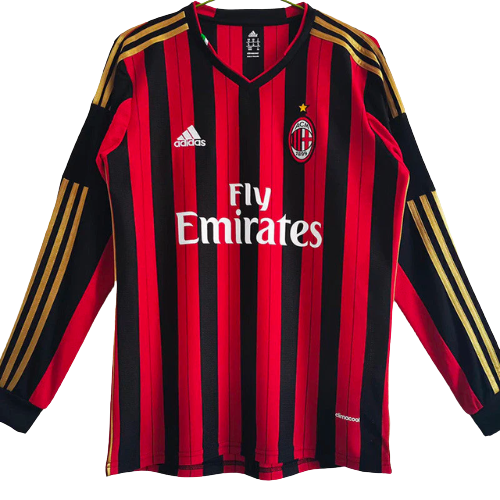 MAILLOT MANCHES LONGUES RÉTRO MILAN DOMICILE 2013/14
