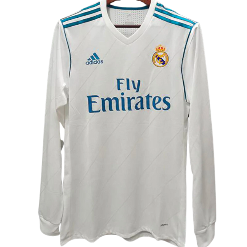 MAILLOT RÉTRO MANCHES LONGUES REAL MADRID DOMICILE 2017/18
