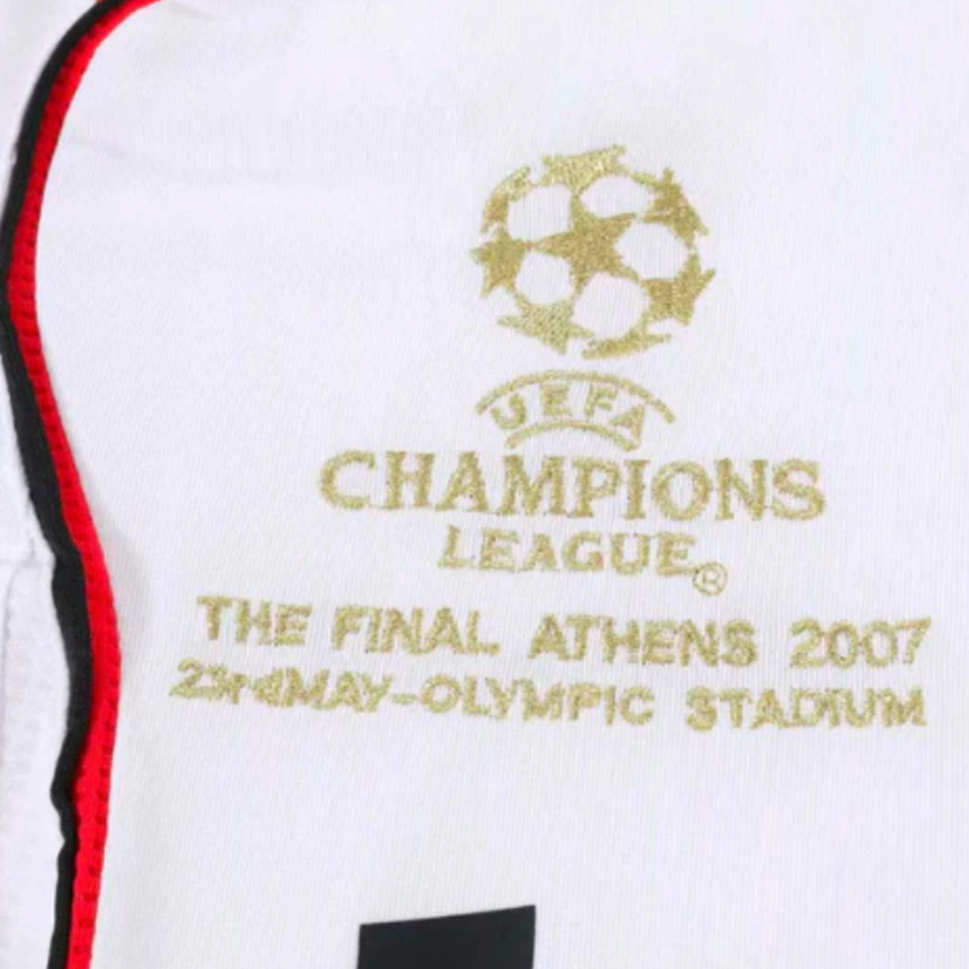 MAILLOT RÉTRO AC MILAN EXTÉRIEUR FINALE CHAMPIONS LEAGUE 2006-2007 + GATTUSO 8
