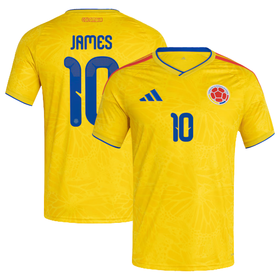 MAILLOT COLOMBIE DOMICILE 2026/27 PERSONNALISATION JAMES RODRIGUEZ