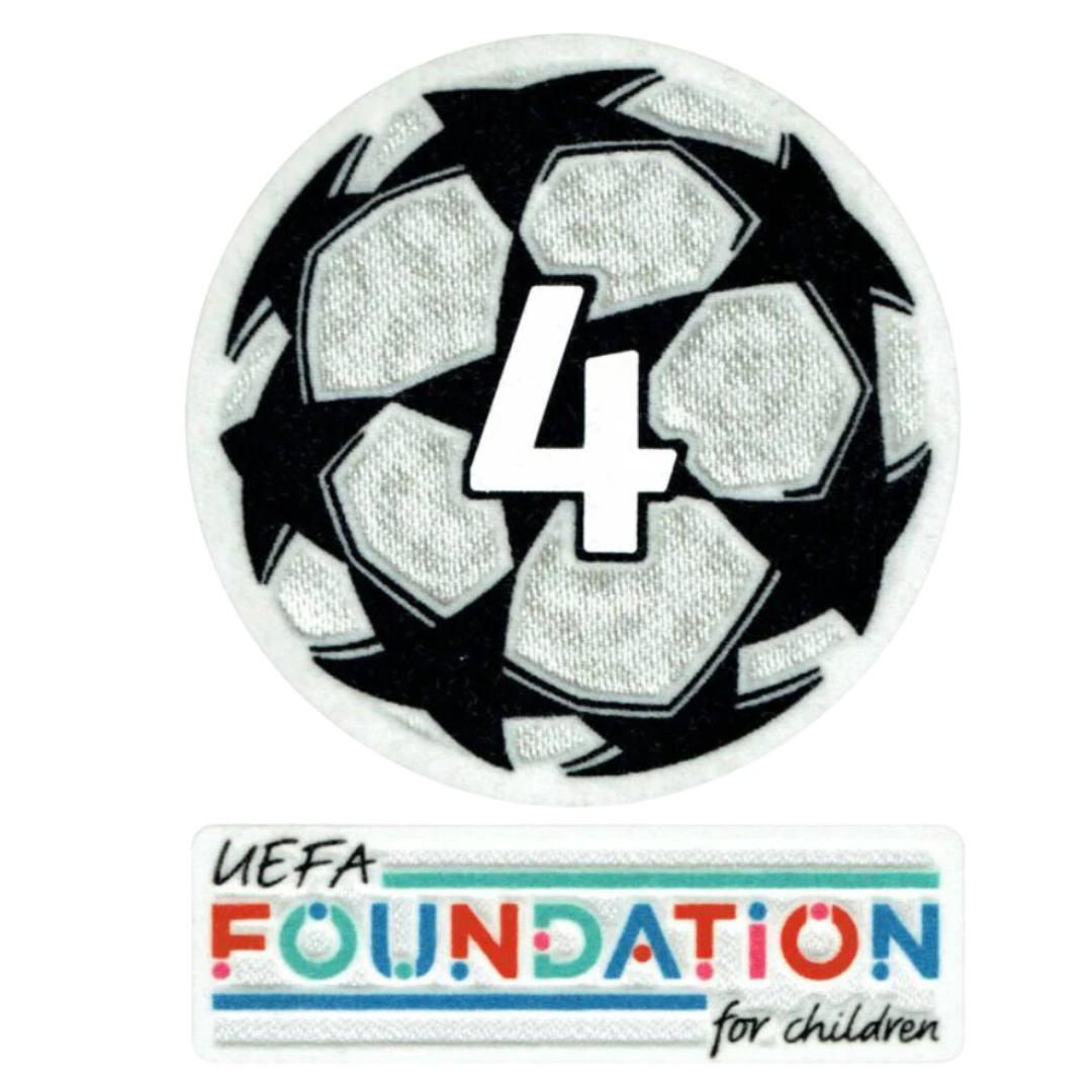 21-23 UCL STARBALL 4 FOIS VAINQUEUR + GAME PATCH DE LA UEFA FOUNDATION