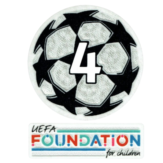 21-23 UCL STARBALL 4 FOIS VAINQUEUR + GAME PATCH DE LA UEFA FOUNDATION