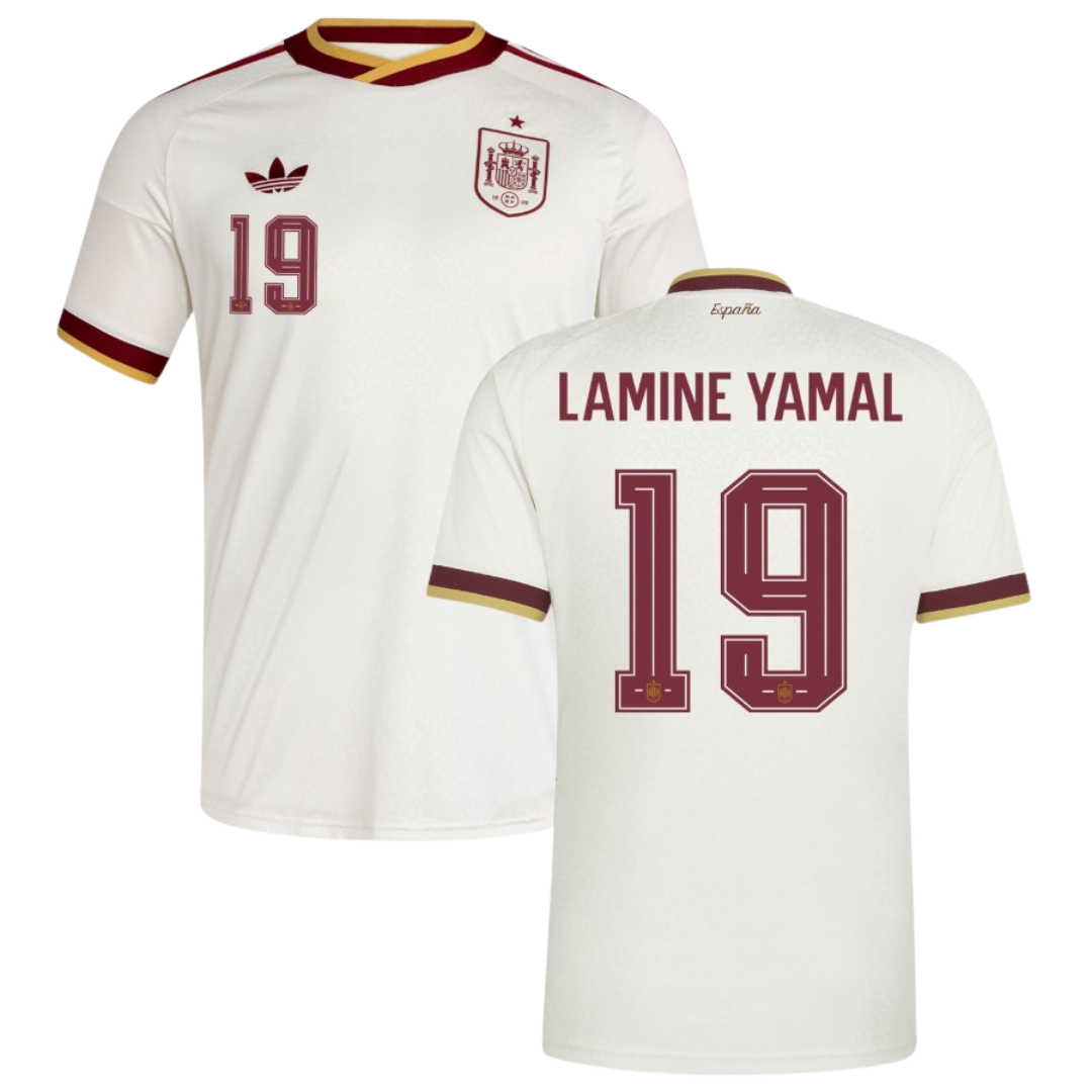 MAILLOT ESPAGNE EXTÉRIEUR 2026/27 PERSONNALISATION LAMINE YAMAL