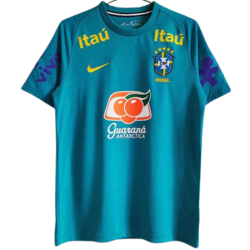 MAILLOT RÉTRO ENTRAÎNEMENT BLEU BRÉSIL 2020/21