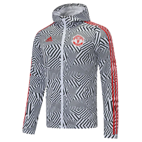 VESTE GRISE ZIPPÉE À CAPUCHE MANCHESTER UNITED 2021/22
