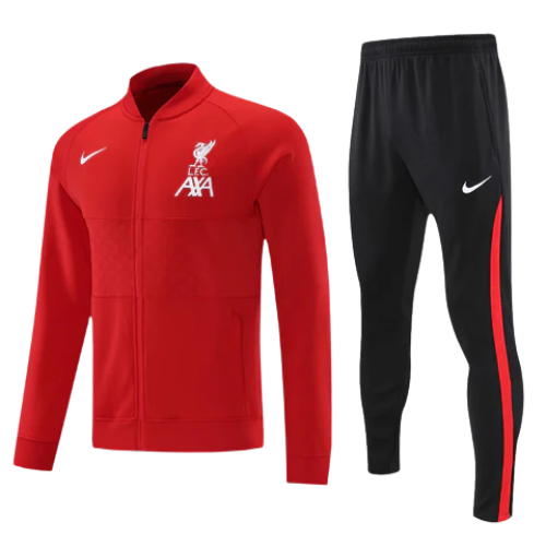 KIT VESTE ZIPPÉE ROUGE + SURVÊTEMENT LIVERPOOL 2021/22