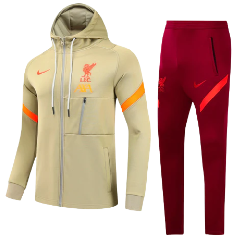 KIT VESTE MOLLETONNÉE ZIPPÉE + SURVÊTEMENT LIVERPOOL 2021/22