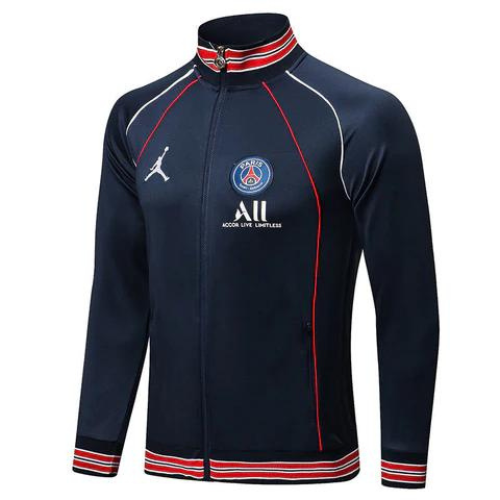 VESTE BLANCHE ROUGE BLEUE PSG X JORDAN 2021/22