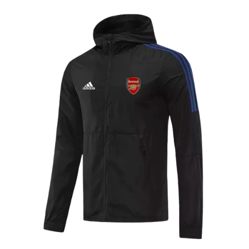 VESTE COUPE-VENT ARSENAL NOIRE 2022/23