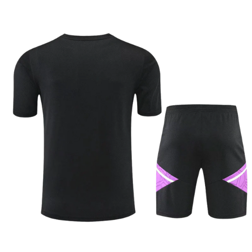 KIT MAILLOT NOIR ENTRAÎNEMENT + SHORT REAL MADRID 2022/23