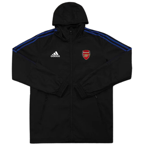 VESTE COUPE-VENT ARSENAL NOIRE 2022/23