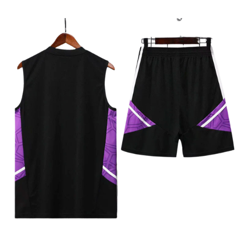 KIT MAILLOT NOIR + SHORT REAL MADRID 2022/23