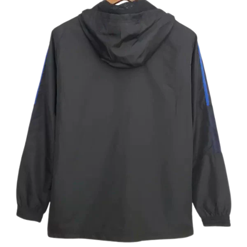 VESTE COUPE-VENT ARSENAL NOIRE ET BLEUE 2022/23