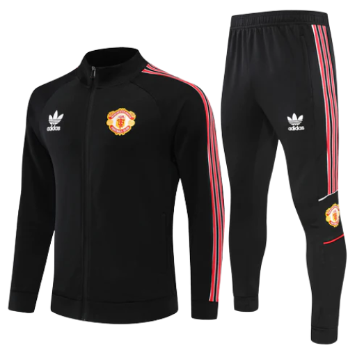 KIT VESTE NOIRE + SURVÊTEMENT MANCHESTER UNITED 2022/23