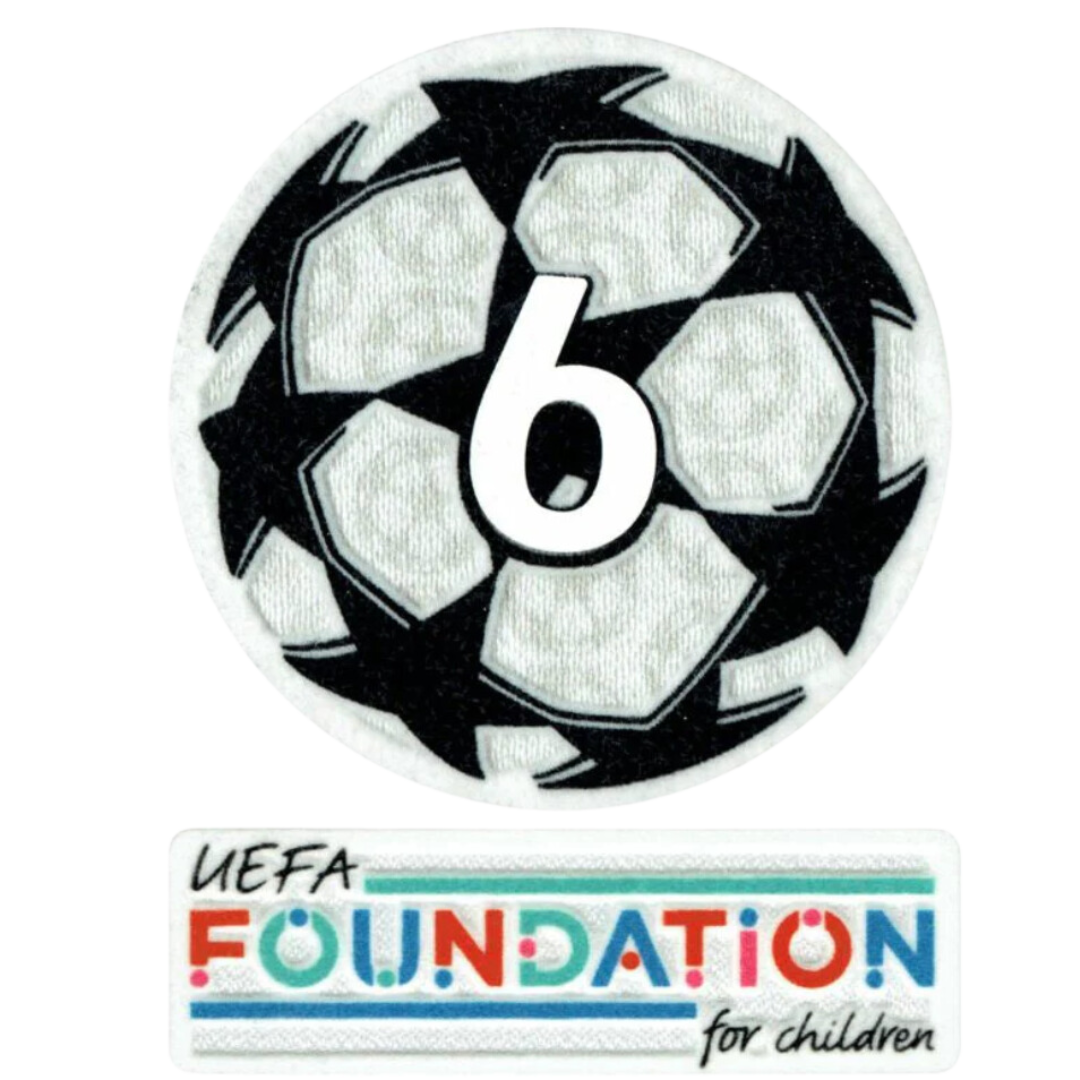 21-23 UCL STARBALL 6 FOIS VAINQUEUR + GAME PATCH DE LA UEFA FOUNDATION