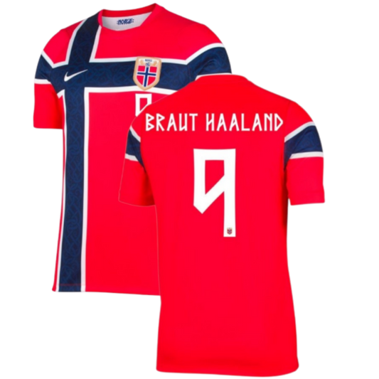 MAILLOT NORVÈGE DOMICILE 2026/27 PERSONNALISATION HAALAND