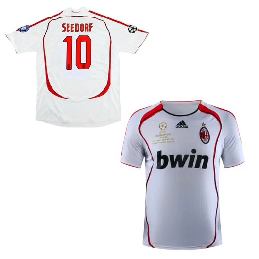 MAILLOT RÉTRO AC MILAN EXTÉRIEUR FINALE CHAMPIONS LEAGUE 2006-2007 + SEEDORF 10