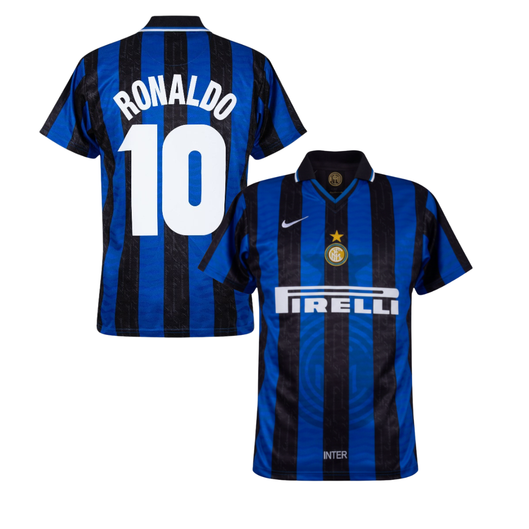 MAILLOT INTER RÉTRO 1997/1998 + RONALDO 10