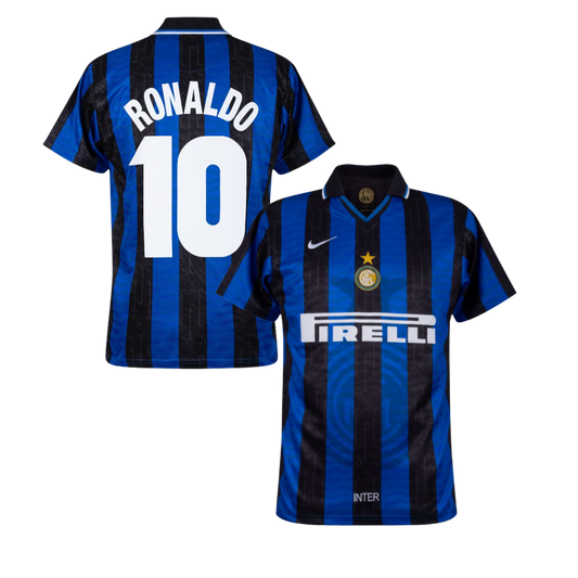MAILLOT INTER RÉTRO 1997/1998 + RONALDO 10